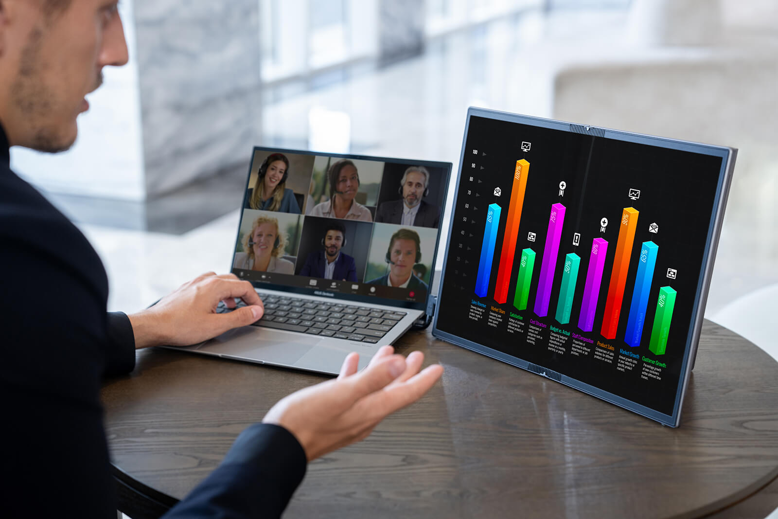 ASUS ZenScreen Fold OLED MQ17QH