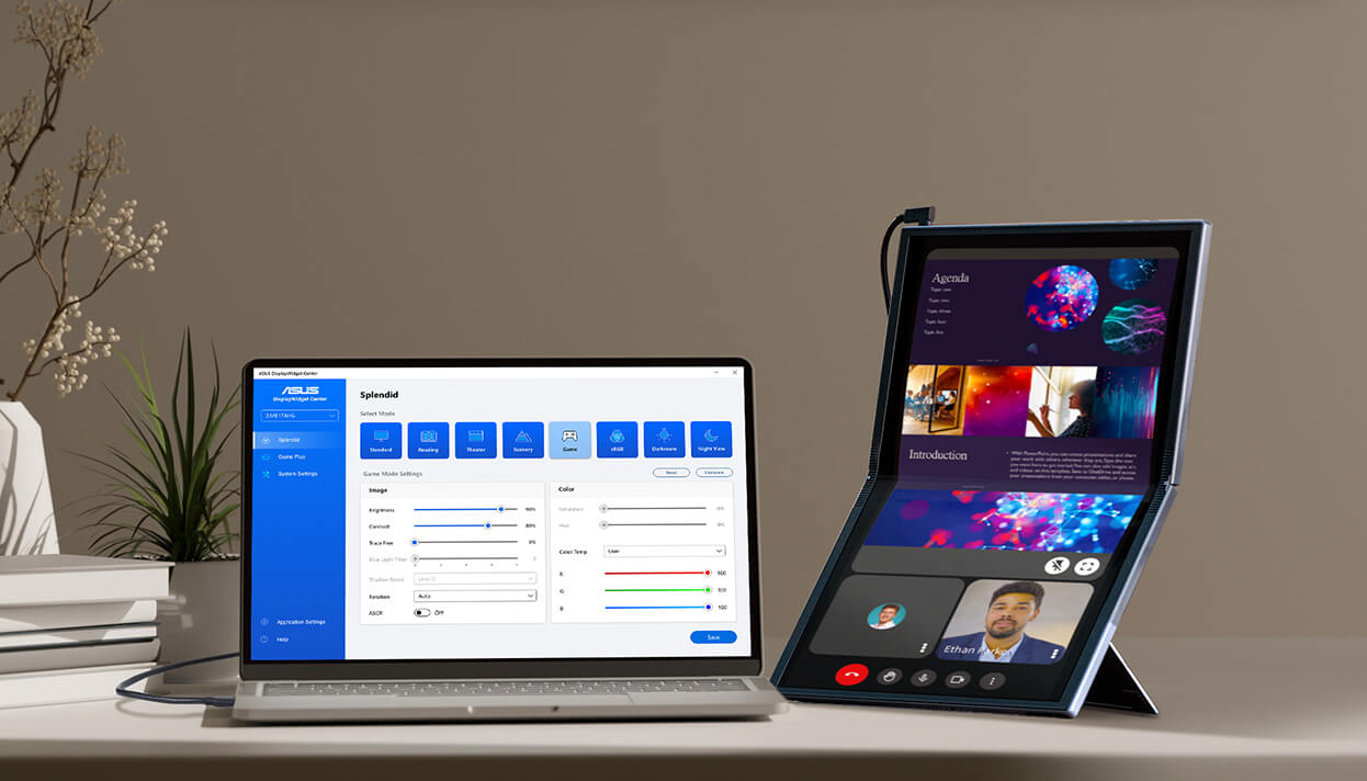 ASUS ZenScreen Fold OLED MQ17QH