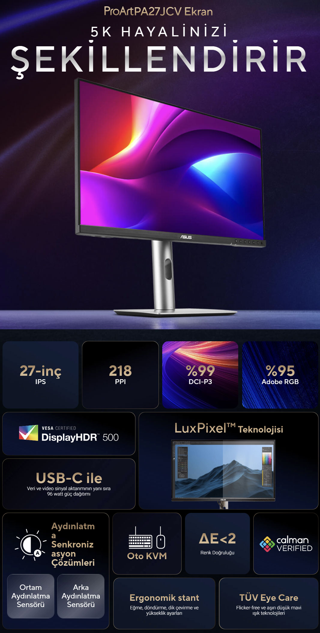 ProArt Display PA27JCV