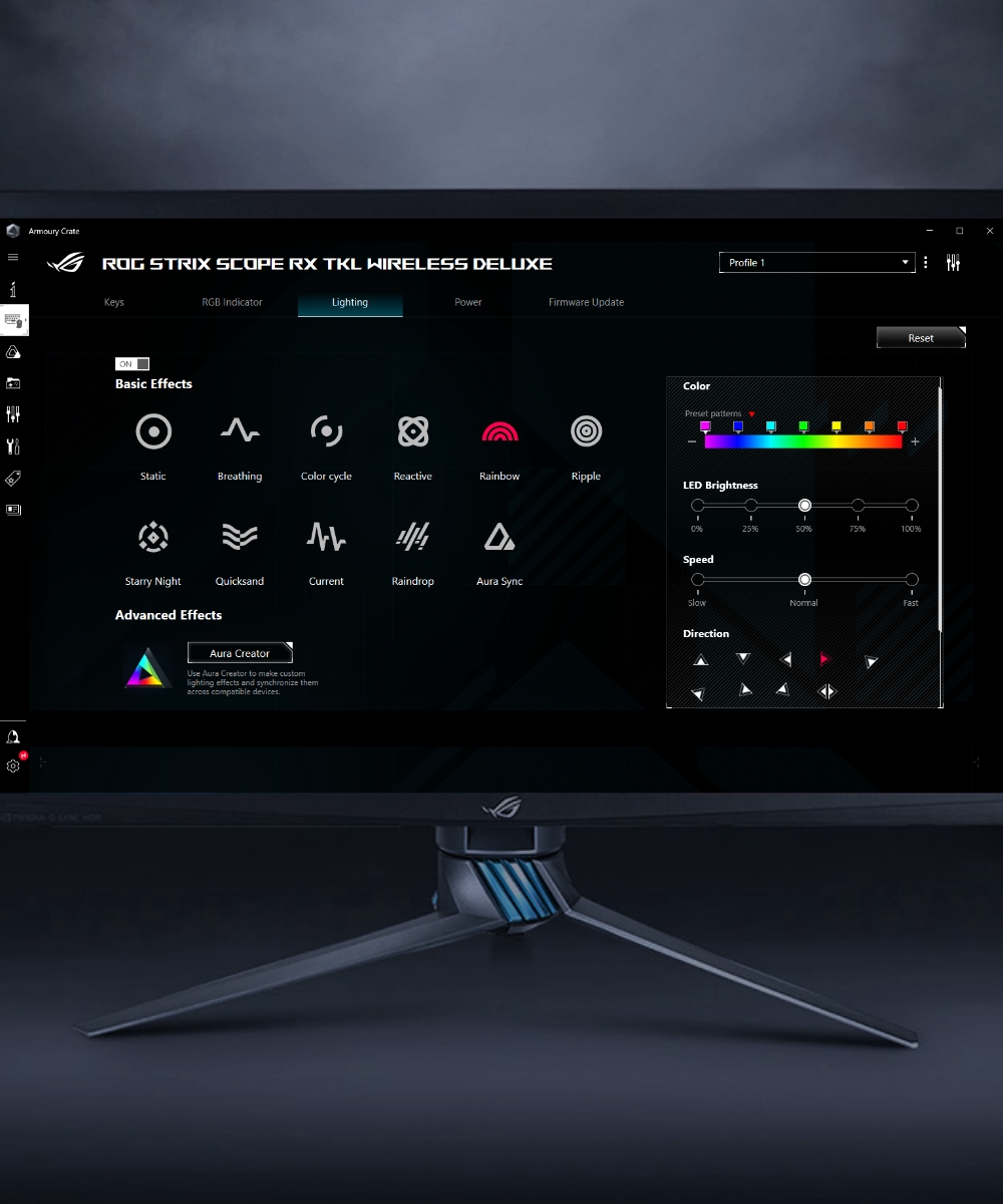 ROG Strix Scope RX TKL Wireless Deluxe