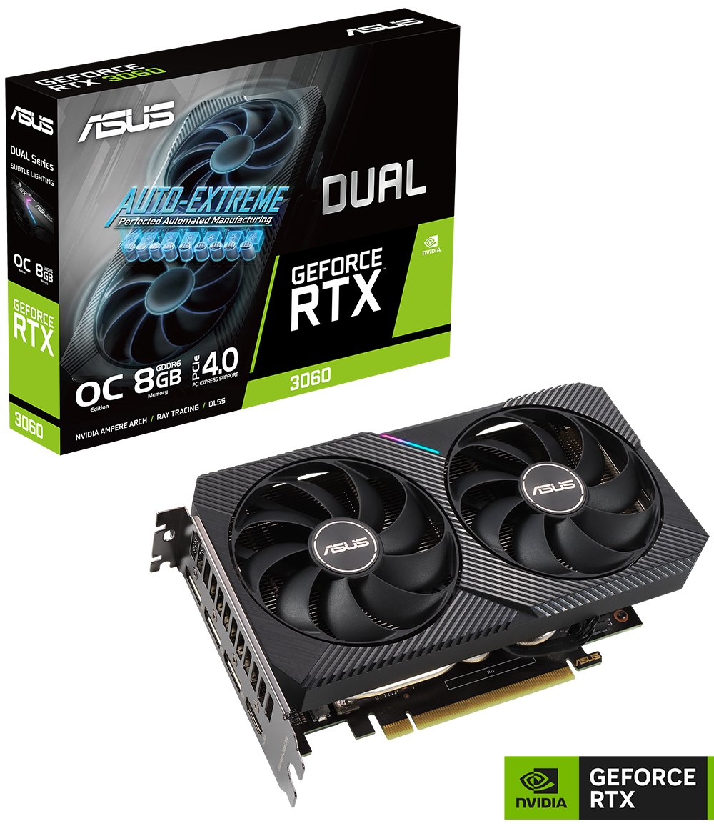 ASUS Dual GeForce RTX 3060 8GB GDDR6
