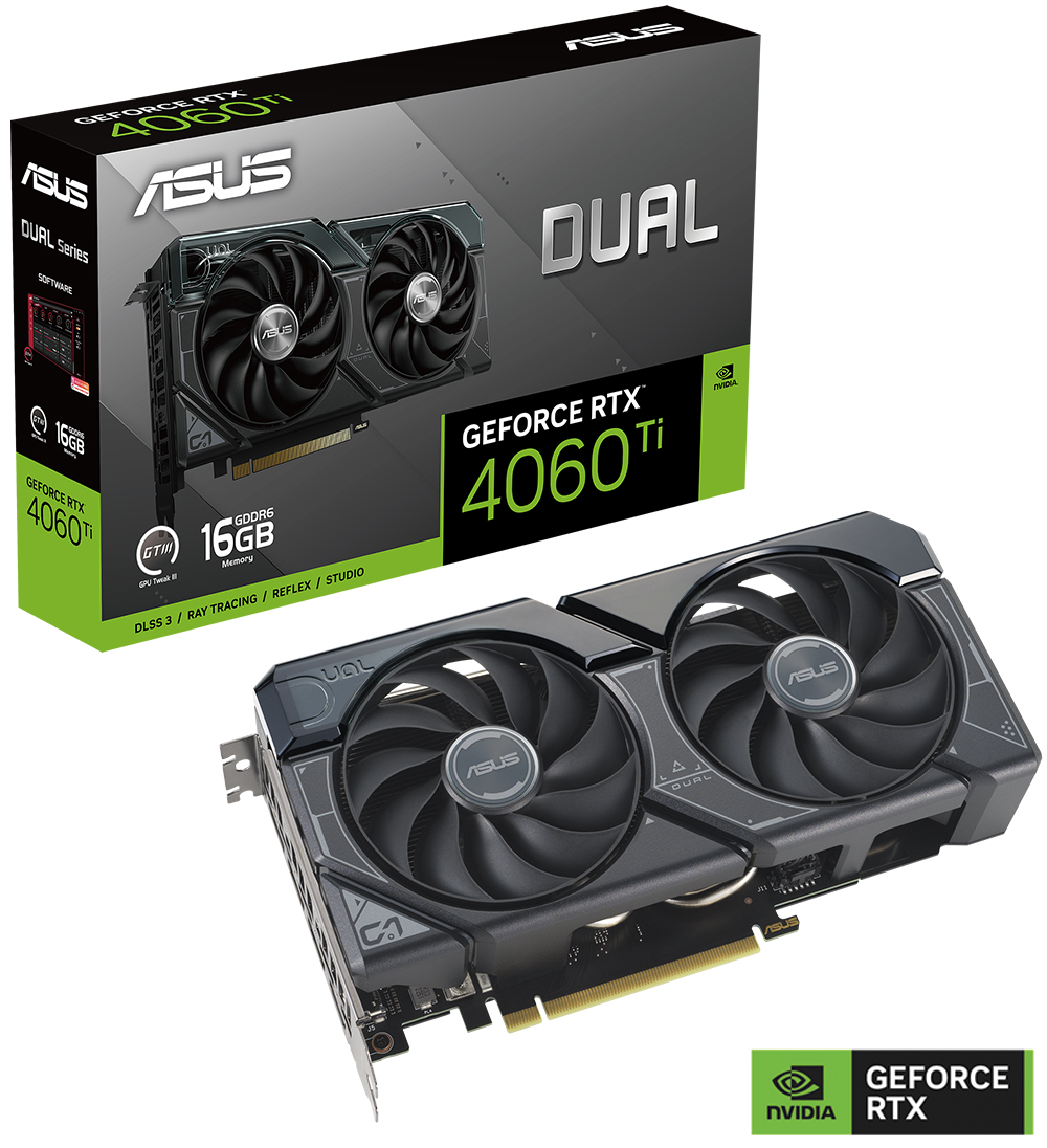 ASUS Dual GeForce RTX™ 4060 Ti 16GB GDDR6