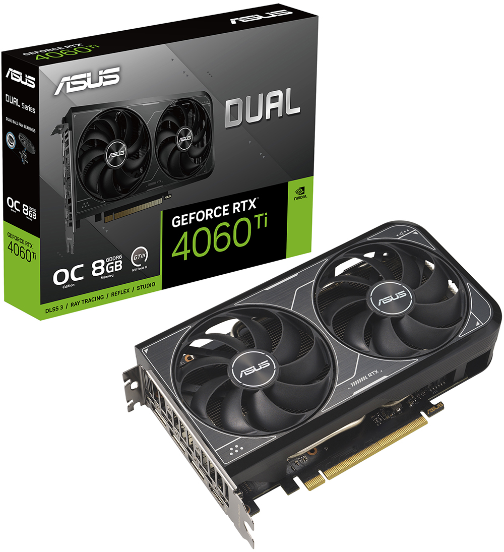 ASUS Dual GeForce RTX™ 4060 Ti V2 OC Edition 8GB GDDR6