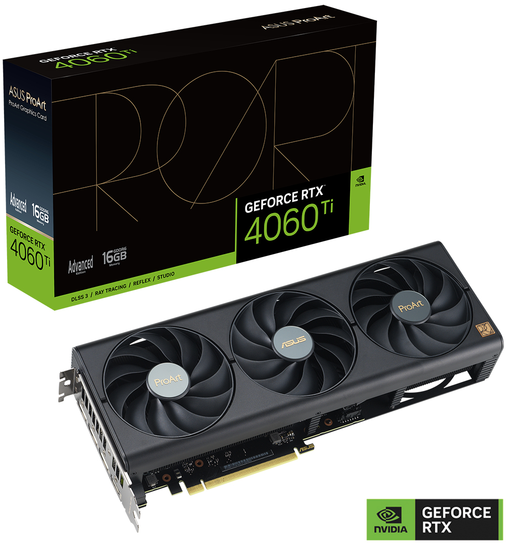 ProArt GeForce RTX™ 4060 Ti Advanced edition 16GB GDDR6