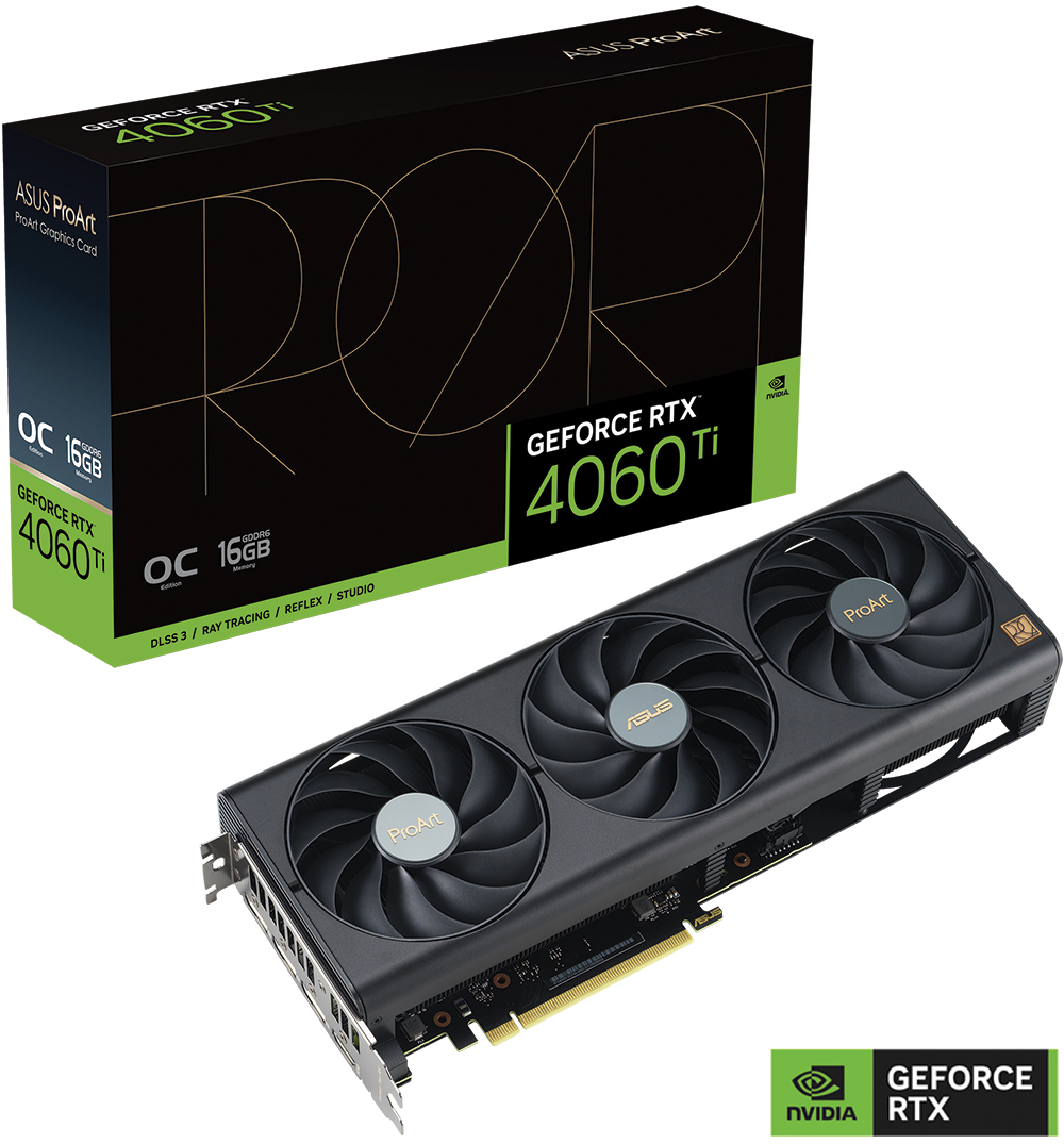 ProArt GeForce RTX™ 4060 Ti OC edition 16GB GDDR6