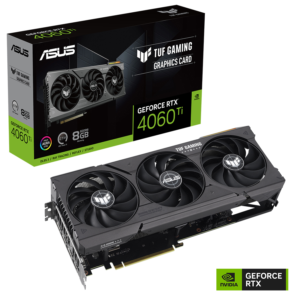 ASUS TUF Gaming GeForce RTX™ 4060 Ti 8GB GDDR6