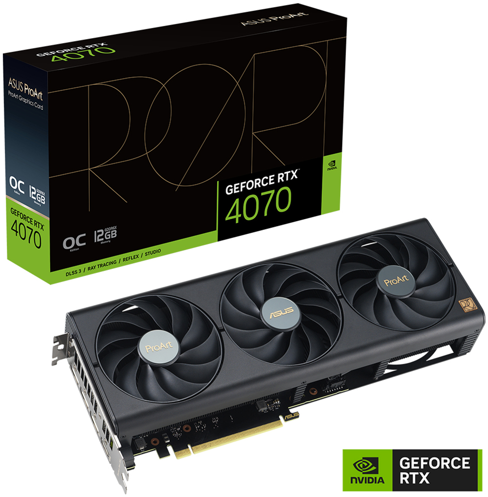 ProArt GeForce RTX™ 4070 OC edition 12GB GDDR6X