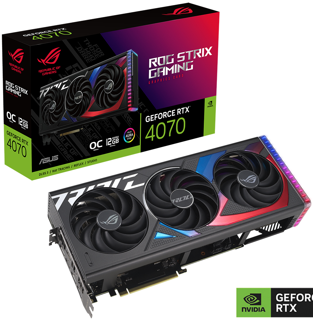 ROG Strix GeForce RTX™ 4070 12GB GDDR6X OC Edition