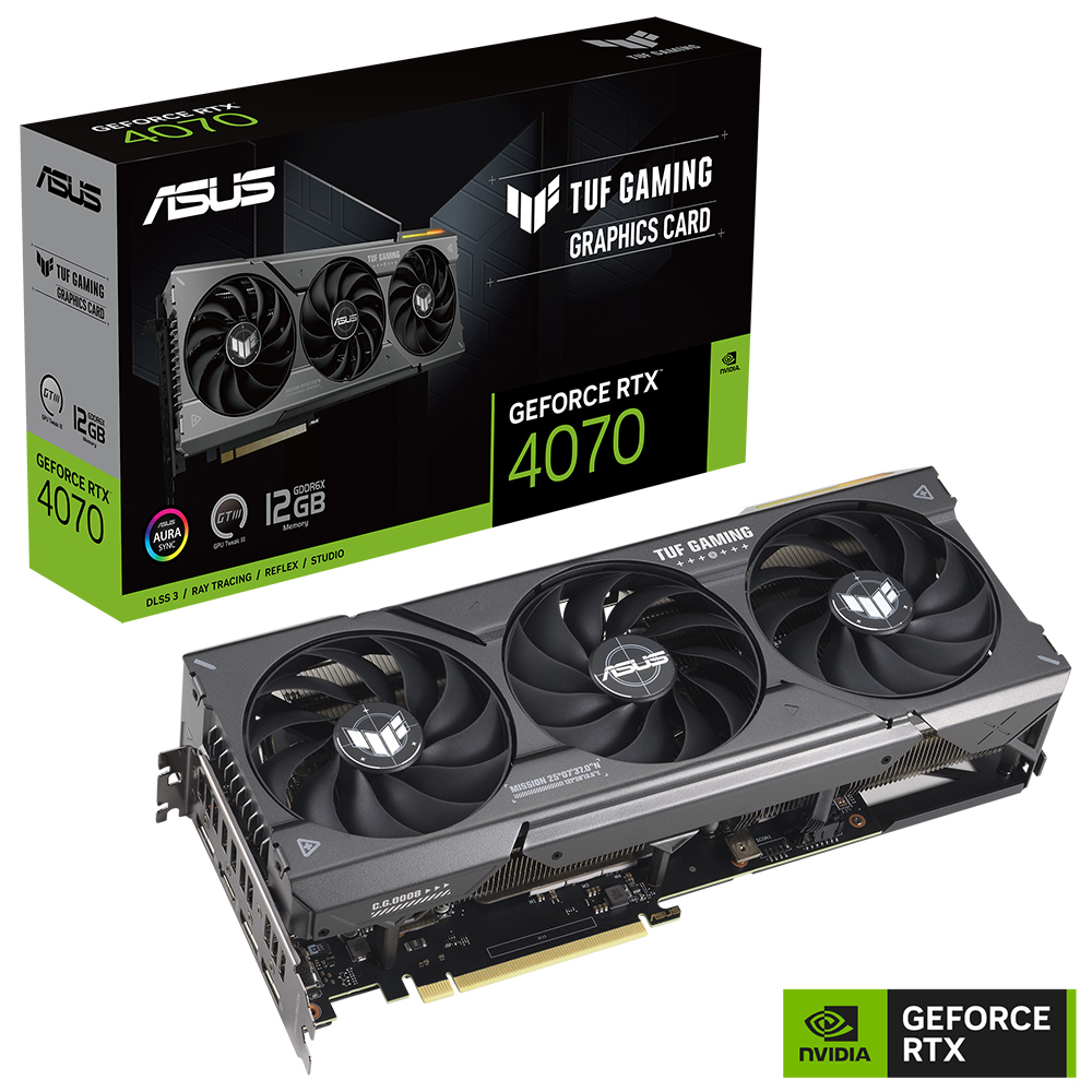 ASUS TUF Gaming GeForce RTX™ 4070 12GB GDDR6X