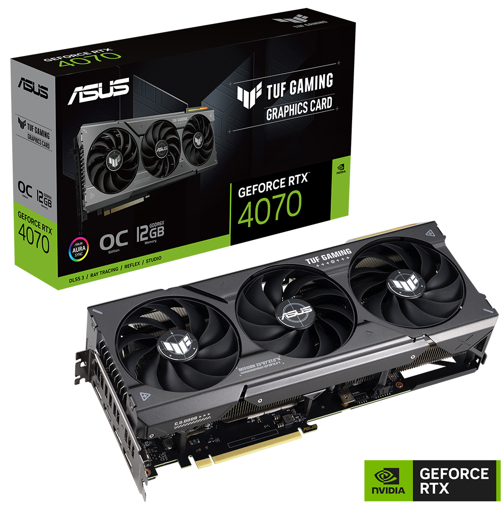 ASUS TUF Gaming GeForce RTX™ 4070 12GB GDDR6X OC Edition