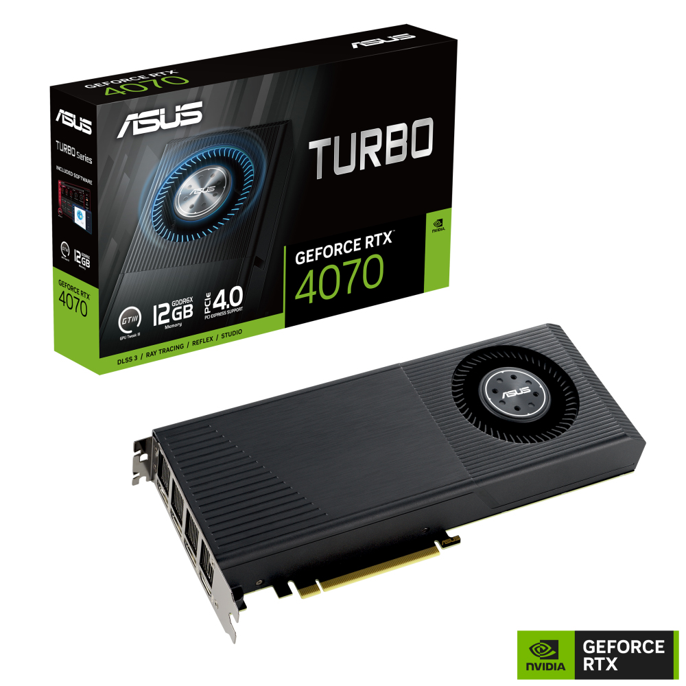 ASUS Turbo GeForce™ RTX 4070 12GB GDDR6X