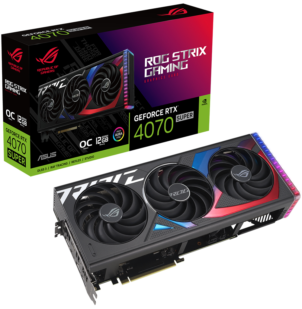 ROG Strix GeForce RTX™ 4070 SUPER 12GB GDDR6X OC Edition