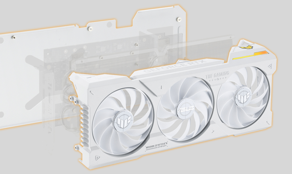 ASUS TUF Gaming GeForce RTX™ 4070 Ti White OC Edition 12GB GDDR6X