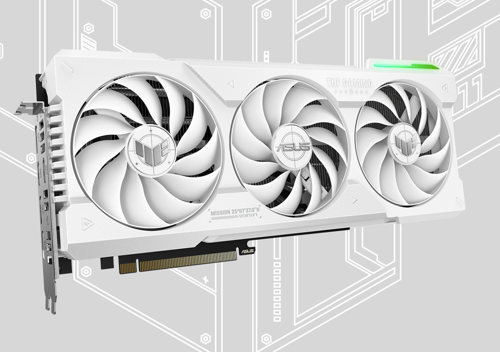 ASUS TUF Gaming GeForce RTX™ 4070 Ti White OC Edition 12GB GDDR6X