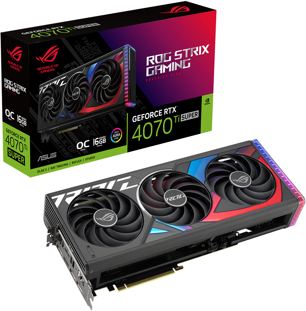 ROG Strix GeForce RTX™ 4070 Ti SUPER 16GB GDDR6X OC Edition