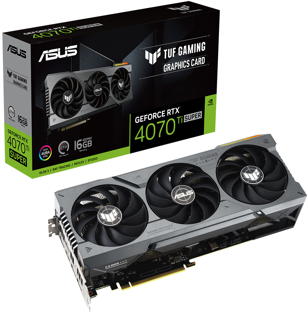 ASUS TUF Gaming GeForce RTX™ 4070 Ti SUPER 16GB GDDR6X