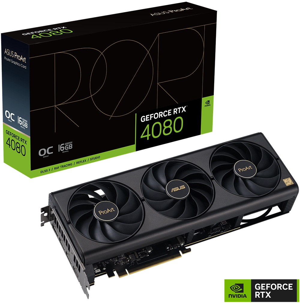 ProArt GeForce RTX™ 4080 OC Edition 16GB GDDR6X