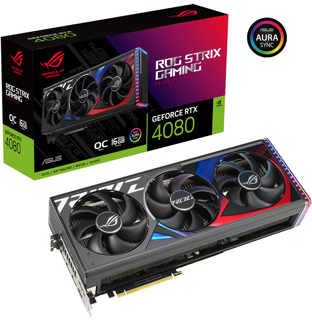 ROG Strix GeForce RTX™ 4080 16GB GDDR6X OC Edition