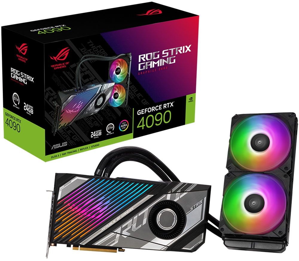 ROG Strix LC GeForce RTX™ 4090 24GB GDDR6X