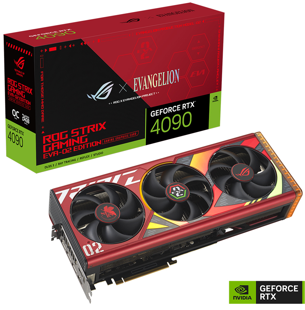 ROG Strix GeForce RTX™ 4090 24GB GDDR6X OC EVA-02 Edition